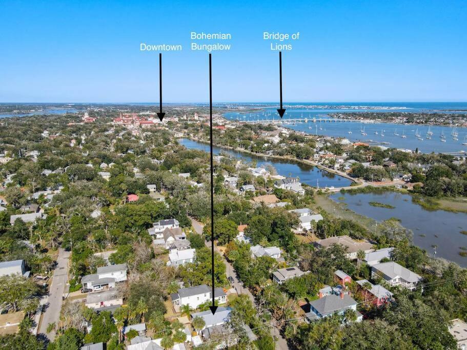 Luxurious Bohemian Bungalow In Lincolnville - Mins From Downtown! St. Augustine Exteriör bild